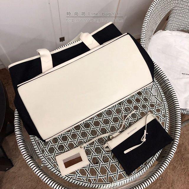 Balenciaga女包 巴黎世家新版爆款 帆布字母包 新版一行字 加大號手提包  csbl1179